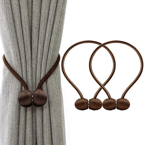 Magnetic Curtain Tiebacks for Window Decoration – Smart Home Organizer