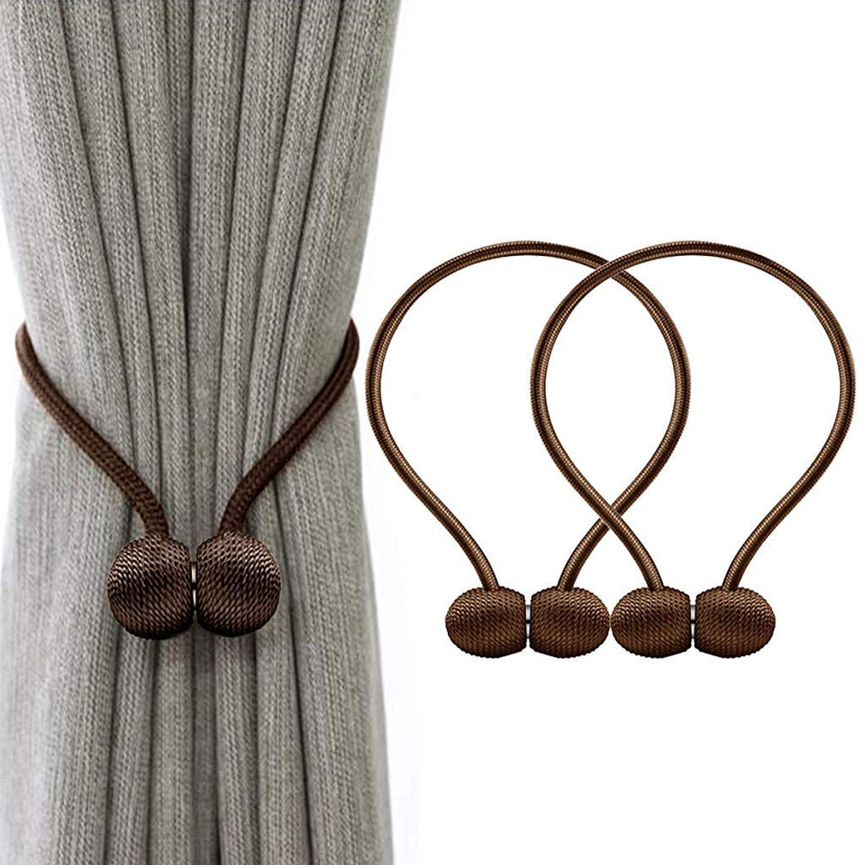 Magnetic Curtain Tiebacks for Window Decoration – Smart Home Organizer