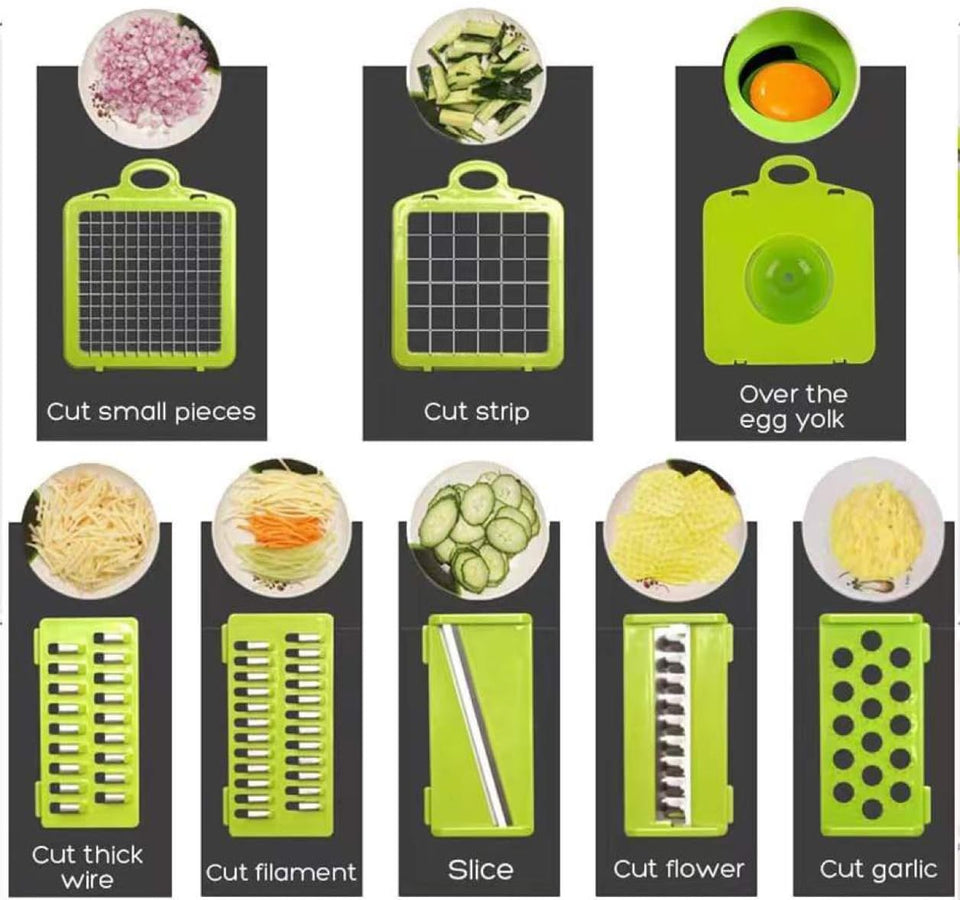 16-in-1 Vegetable Chopper & Veggie Slicer – Everyday Kitchen Use