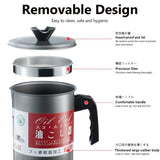 Stainless Steel Oil Filter Storage Pot Kitchen Oil Strainer