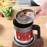 Stainless Steel Oil Filter Storage Pot Kitchen Oil Strainer