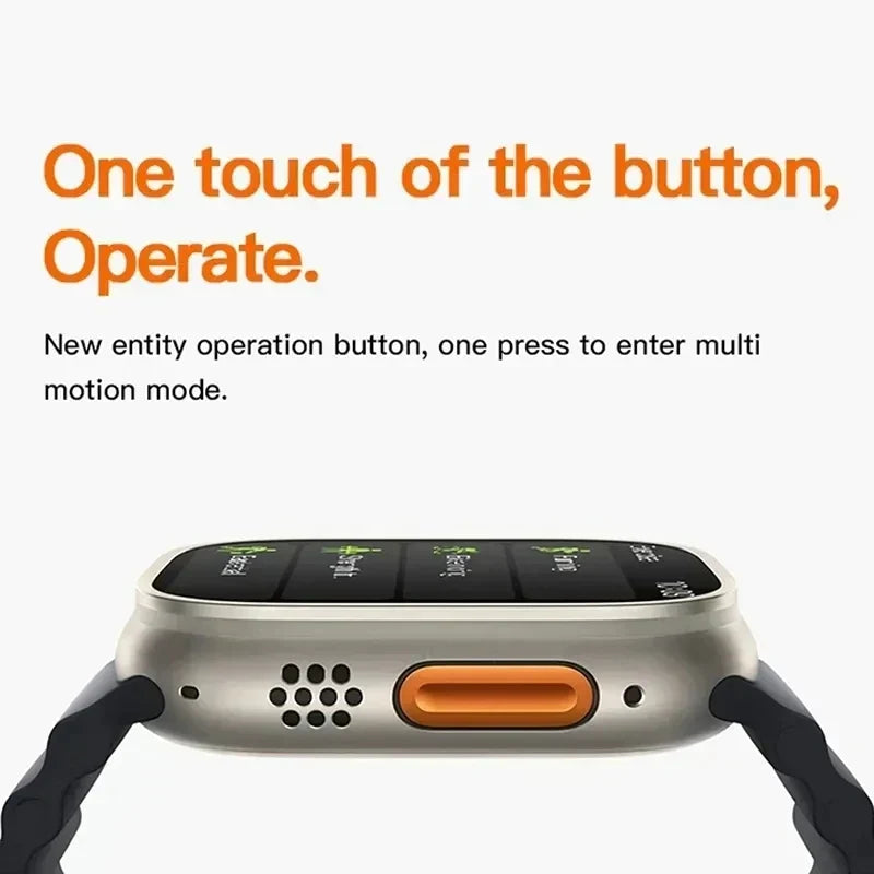 Y80 Ultra Smart Watch With 8 Straps 2.02inch Special Package