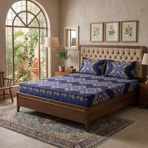 3D Crystal Cotton 3-piece Bedsheet Set AY0010062