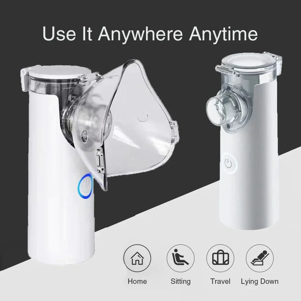Portable Mesh Nebulizer Compact Mist Inhalation Device