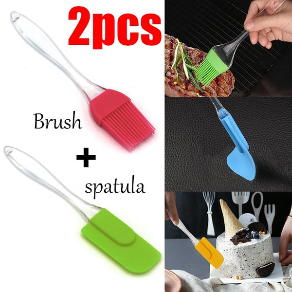 4pcs Spatula & BBQ Oil Brush – Nourishing Formula – 2 Pairs