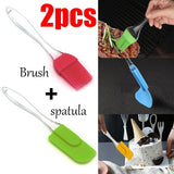 4pcs Spatula & BBQ Oil Brush – Nourishing Formula – 2 Pairs