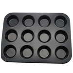 12 Hole Cupcake Tray, Muffin Pan,non stick cupcake baking pan kitchen
