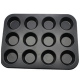 12 Hole Cupcake Tray, Muffin Pan,non stick cupcake baking pan kitchen