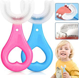 Silicone U-Shape Baby Toothbrush & Gum Protector – Pack of 2