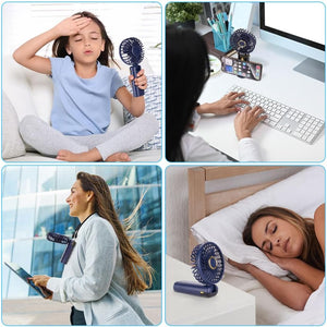 Rechargeable Mini Handheld Fan Portable Personal Cooling Fan
