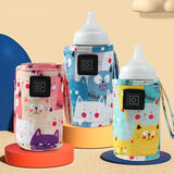 Portable USB Baby Bottle Warmer Travel Feeding Sleeve