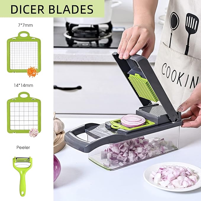 16-in-1 Vegetable Chopper & Veggie Slicer – Everyday Kitchen Use