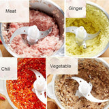 3-Liter Electric Food Chopper & Meat Grinder Kitchen Processor