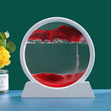 Moving Sand Art Pictures 3-d, Quicksand Painting Ornaments, Round