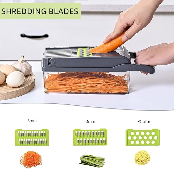 16-in-1 Vegetable Chopper & Veggie Slicer – Everyday Kitchen Use