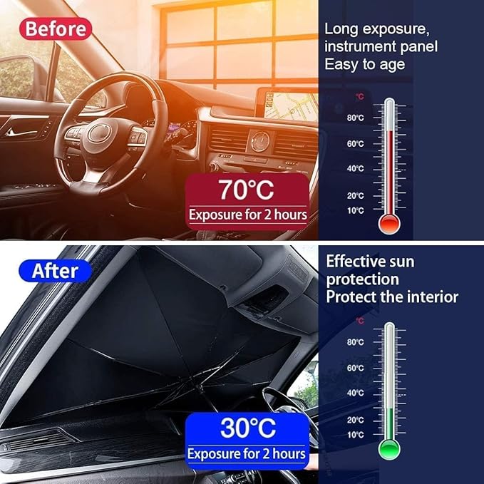 Car Windshield Sun Shade Umbrella – Quality car