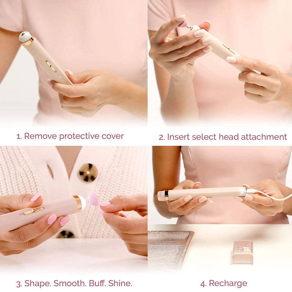 Rechargeable Flawless Salon Nail Finishing Touch Electric Nail Drill
