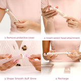 Rechargeable Flawless Salon Nail Finishing Touch Electric Nail Drill