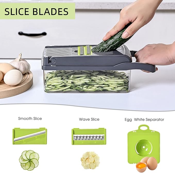 16-in-1 Vegetable Chopper & Veggie Slicer – Everyday Kitchen Use