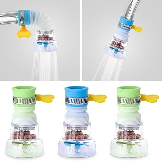 3-in-1 Kitchen Cleaning Set Hands-Free Mini Mop, Faucet Filter