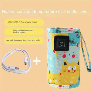 Portable USB Baby Bottle Warmer Travel Feeding Sleeve