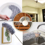 Flexible Microfiber Feather Duster Kit with 30-100 Inches Telescoping
