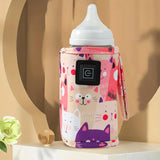 Portable USB Baby Bottle Warmer Travel Feeding Sleeve