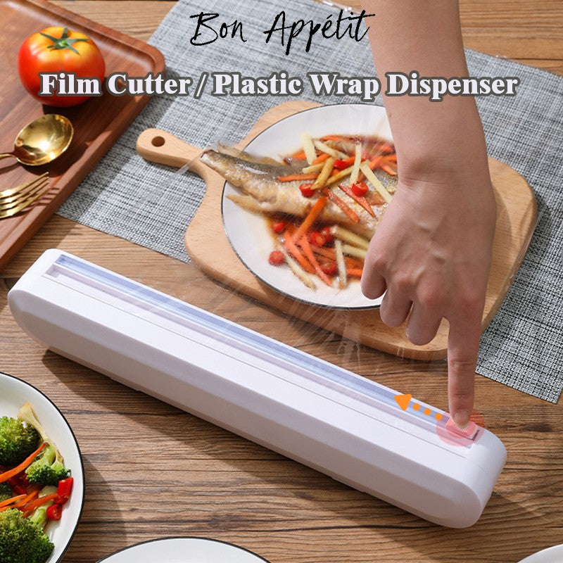 Cling Film & Foil Cutting Dispenser Kitchen Wrap Cutter