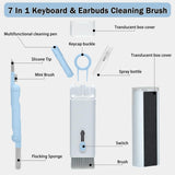 7-in-1 Computer Keyboard Cleaner Brush Kit Earphone Cleaning Pen For