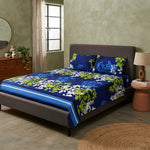3D Crystal Cotton Bedsheet Set – Multicolour | Premium Crystal Cotton Fabric