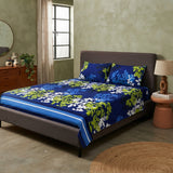 3D Crystal Cotton Bedsheet Set – Multicolour | Premium Crystal Cotton Fabric