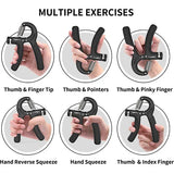 Adjustable Hand Grip Strength Trainer 10-60 KG Strength