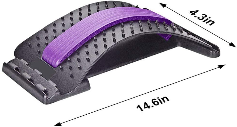 Magic Back Stretcher Lower Lumbar Massage Support Spine Pain Relief