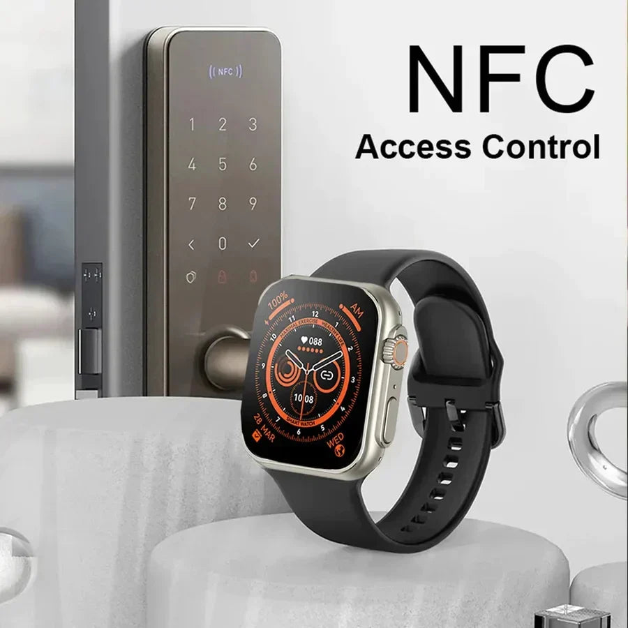 Y80 Ultra Smart Watch With 8 Straps 2.02inch Special Package