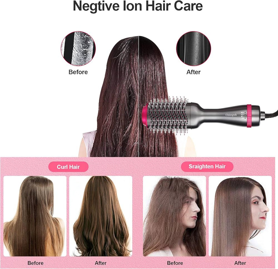 3-in-1 Hot Air Styling Brush Dry, Smooth & Volumize