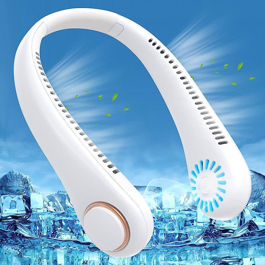 Rechargeable Portable Hanging Neck Fan – Reliable Performance