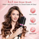 3-in-1 Hot Air Styling Brush Dry, Smooth & Volumize