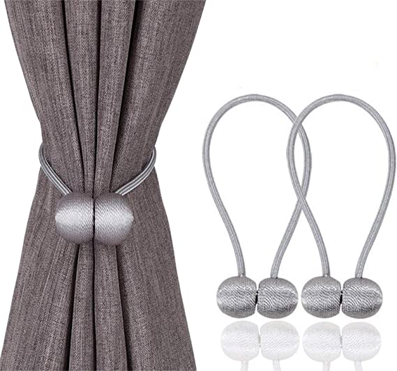 Magnetic Curtain Tiebacks for Window Decoration – Smart Home Organizer