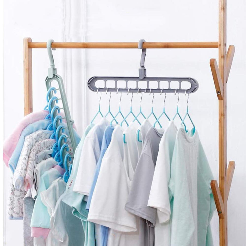 Adjustable Multipurpose Plastic Hangers – Pack of 5