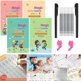 Magic Practice Copybook for Kids, Children Reusable – Pack of 4