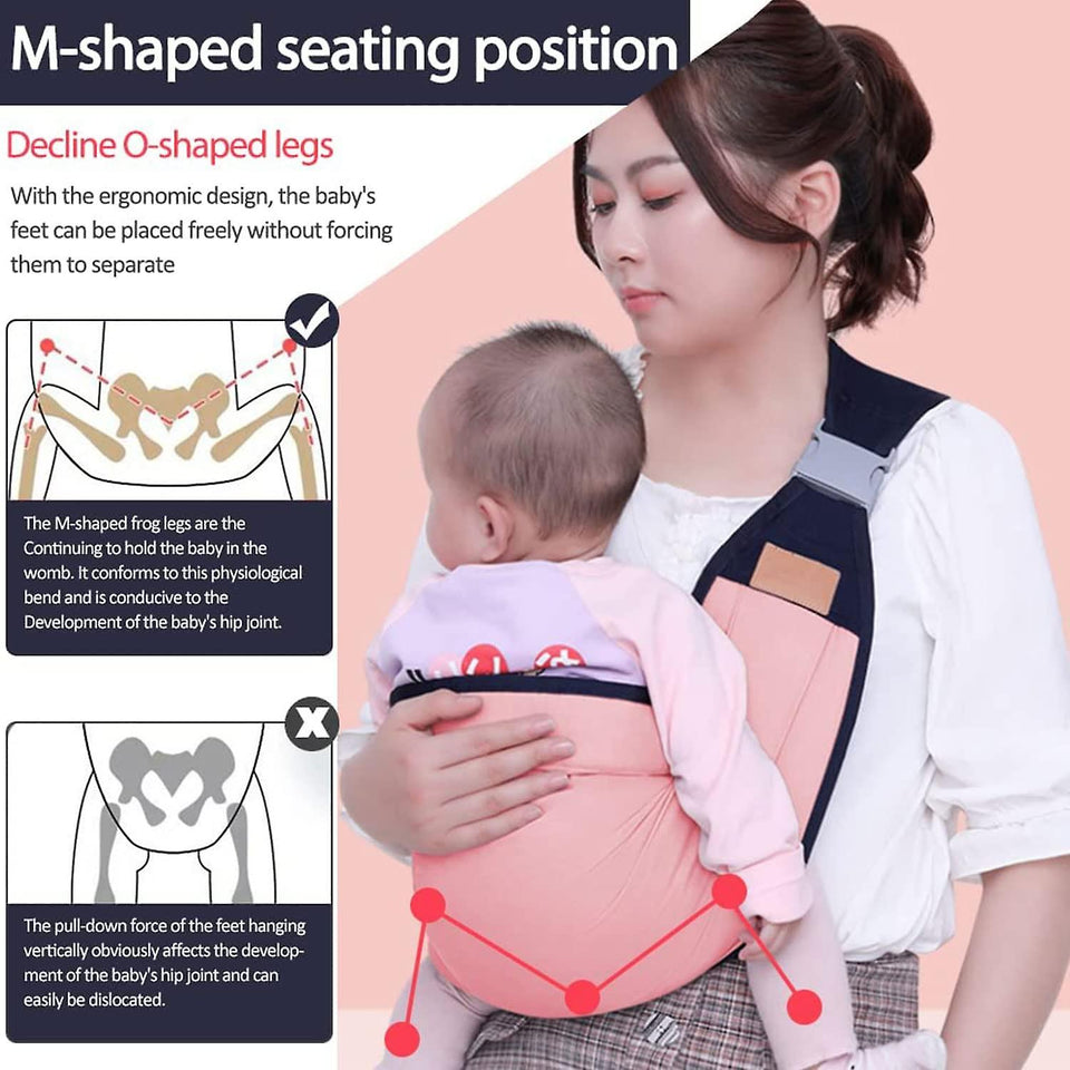 Baby Carrier Sling Wrap, Baby Carrier, Hands Free Baby Carrier