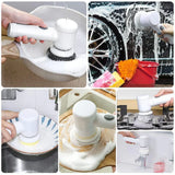 5-in-1 Electric Cleaning Brush Cordless Household Scrubber