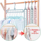 Adjustable Multipurpose Plastic Hangers – Pack of 5