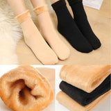 Ladies Velvet Cashmere Warm Socks For Ladies– Thick Wool – 2 Pairs