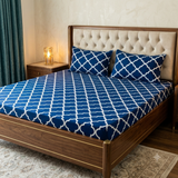 3D Crystal Cotton 3-piece Bedsheet Set AY0010059