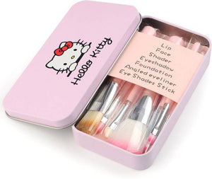 Hello Kitty Complete Makeup Mini Brush Kit with A Storage – Pack of 2