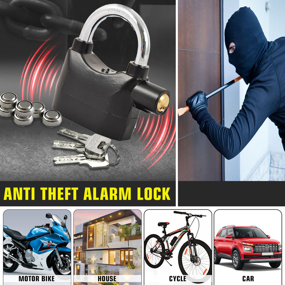 Alarm Lock Padlock Anti-Theft Security System Door Safety Lock