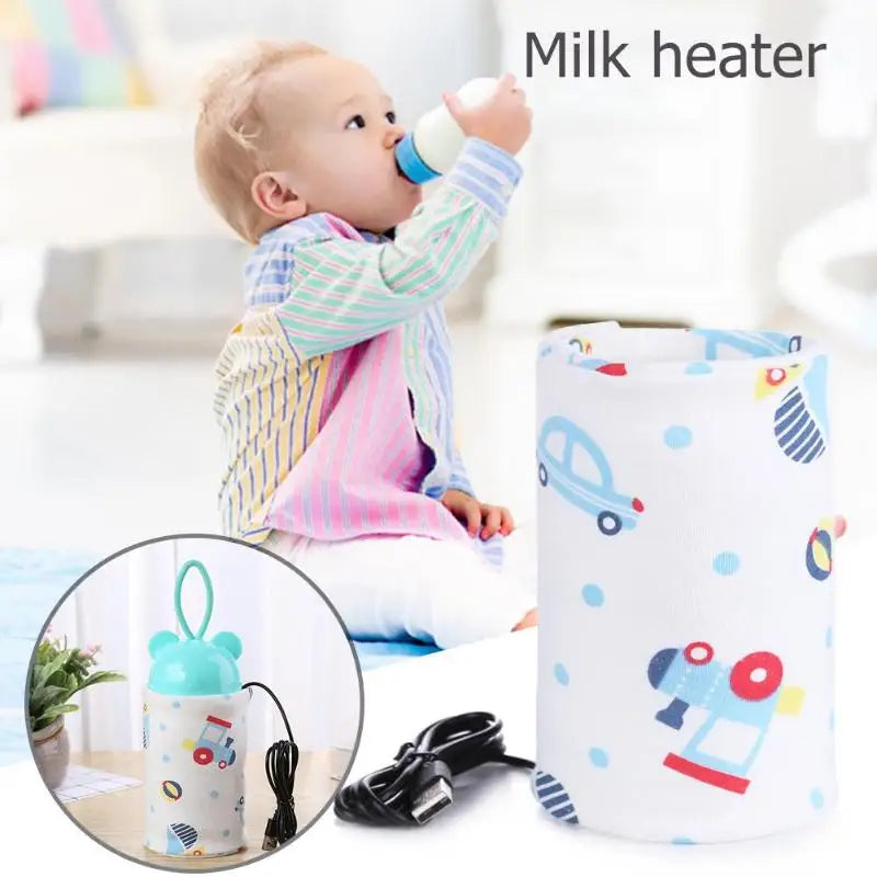 Portable USB Baby Bottle Warmer Travel Feeding Bottle Sleeve