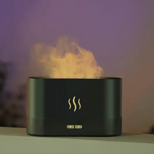 RGB Flame Humidifier & Aroma Diffuser Ambient Mist Lamp
