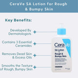 CeraVe SA Lotion Rough & Bumpy Skin Care, 237ml – Gentle Daily Care